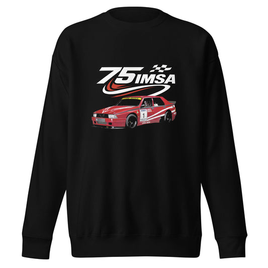 Felpa Girocollo Ispirata all’Alfa Romeo 75 IMSA Abbigliamento Stile Motorsport
