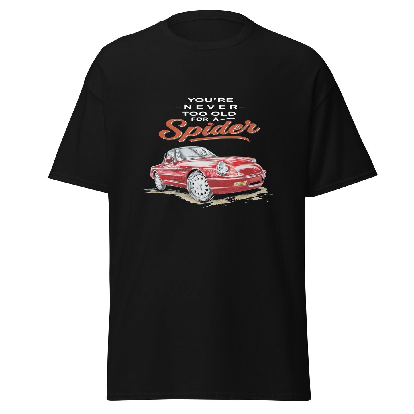 Maglietta Alfa Duetto | T shirt Stile Vintage per Appassionati Alfa Romeo