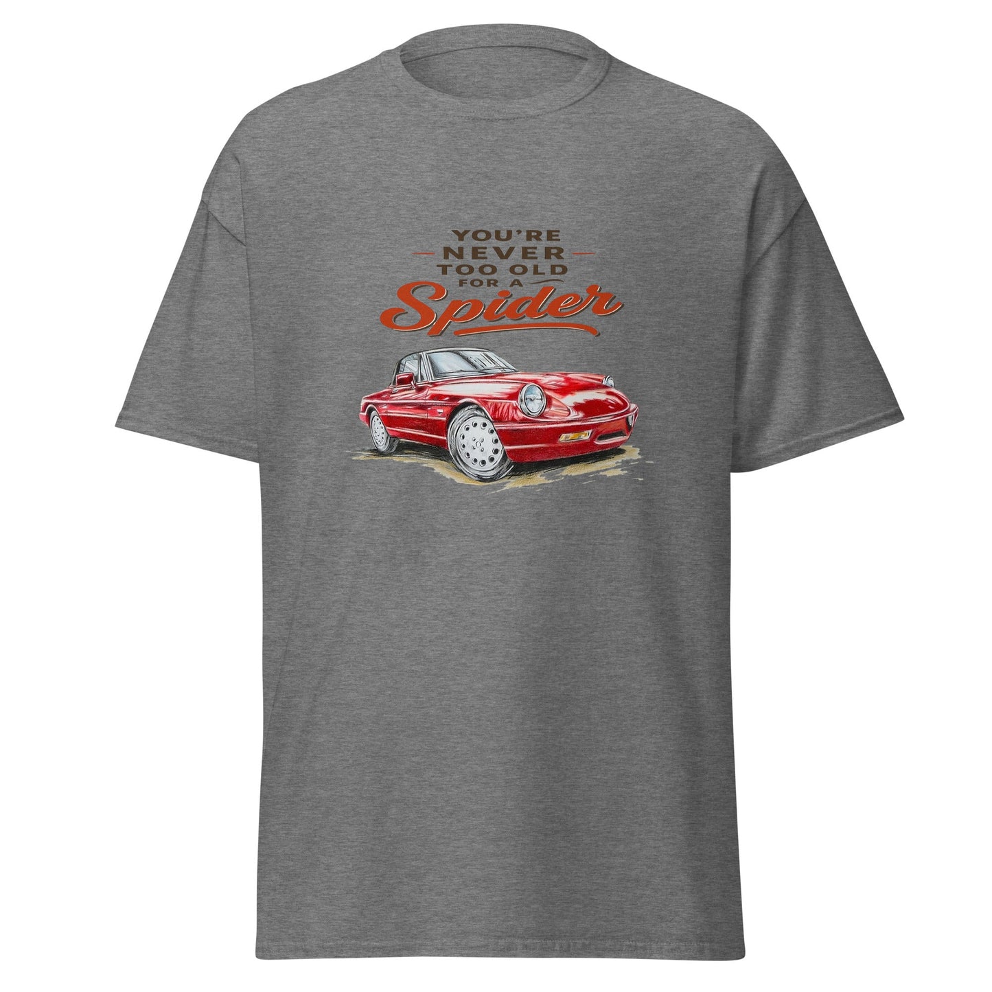 Maglietta Alfa Duetto | T shirt Stile Vintage per Appassionati Alfa Romeo