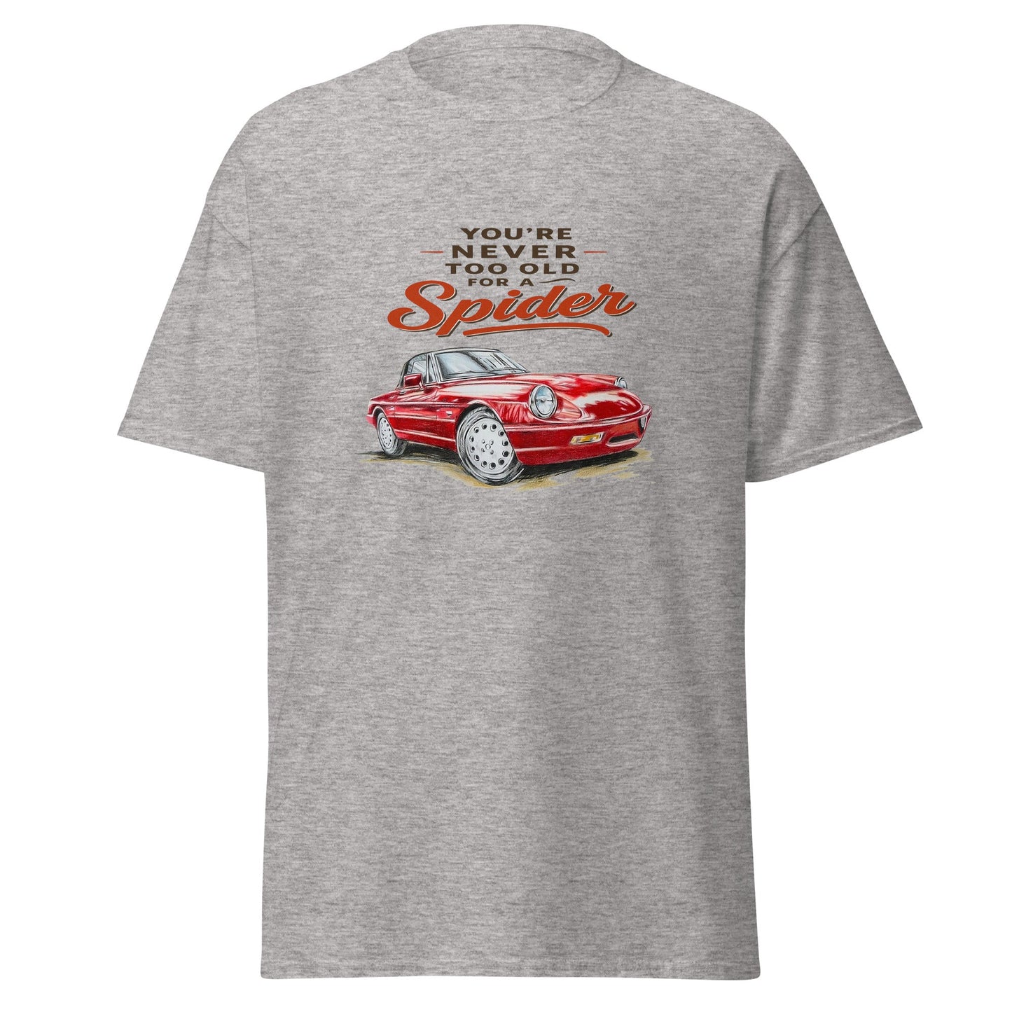 Maglietta Alfa Duetto | T shirt Stile Vintage per Appassionati Alfa Romeo