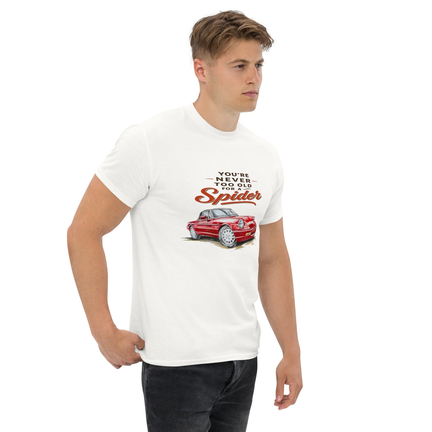 Maglietta Alfa Duetto | T shirt Stile Vintage per Appassionati Alfa Romeo