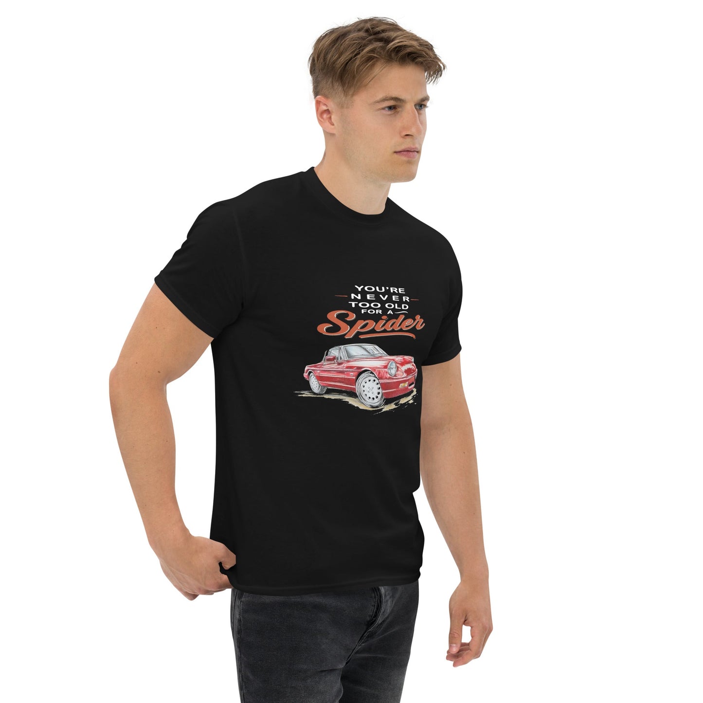 Maglietta Alfa Duetto | T shirt Stile Vintage per Appassionati Alfa Romeo