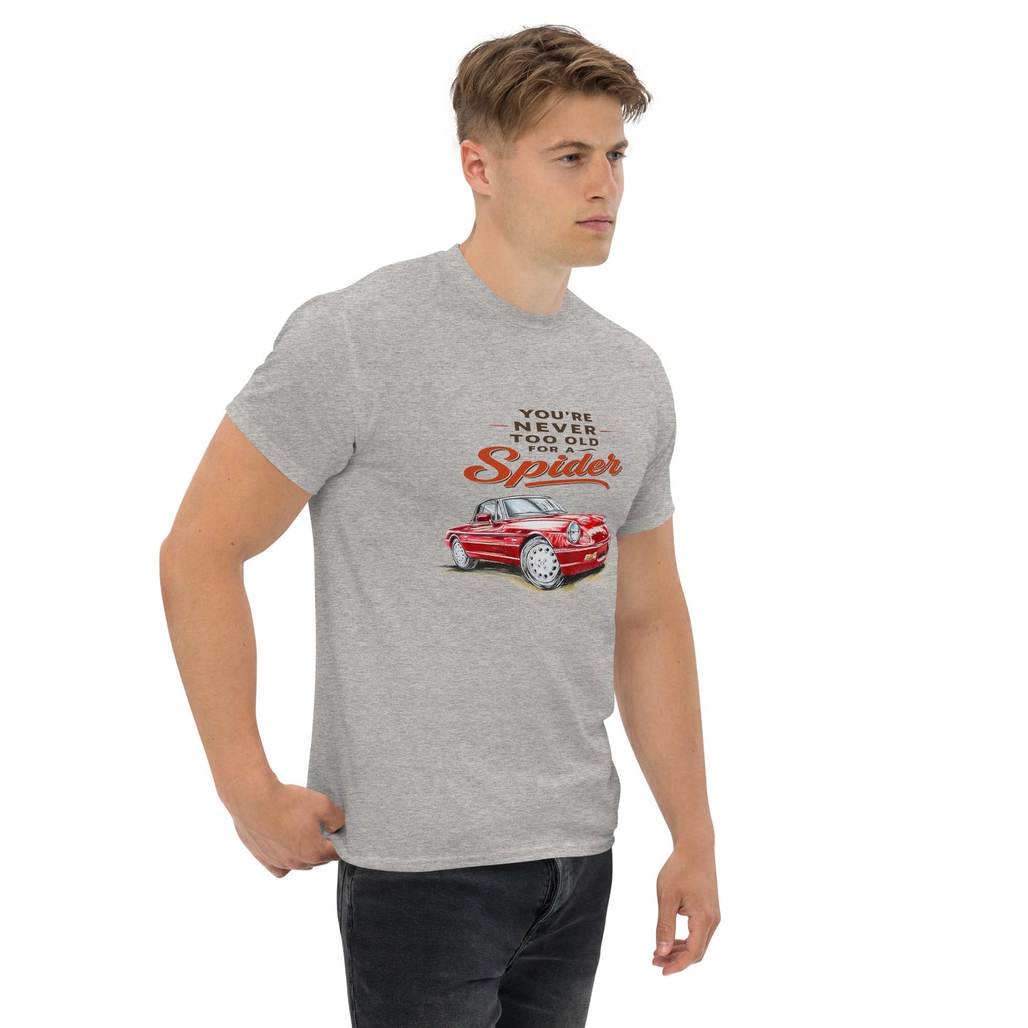 Maglietta Alfa Duetto | T shirt Stile Vintage per Appassionati Alfa Romeo