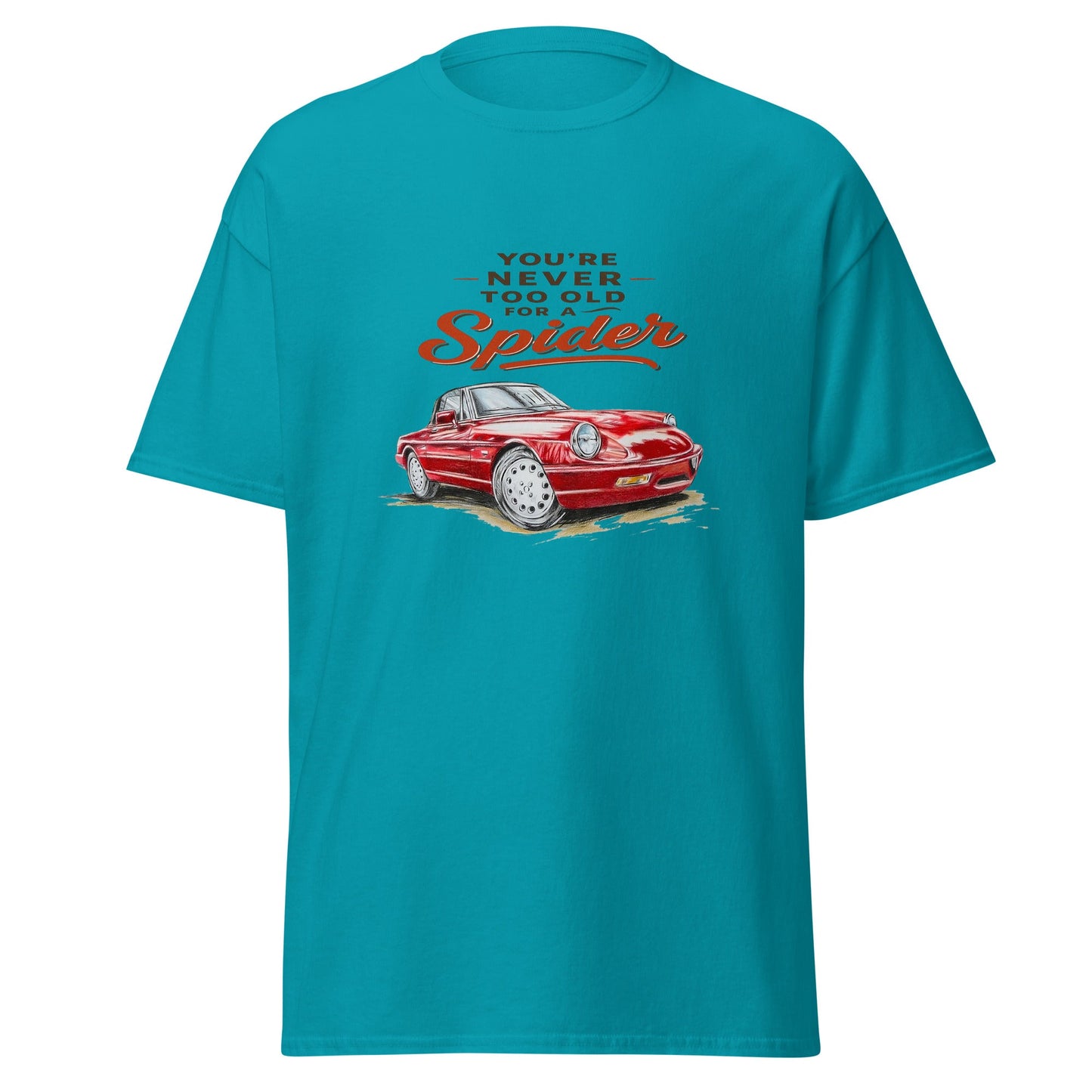 Maglietta Alfa Duetto | T shirt Stile Vintage per Appassionati Alfa Romeo