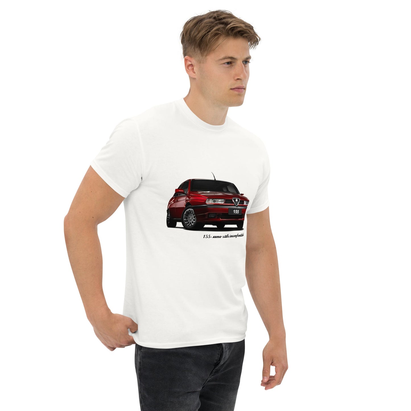 Maglietta Alfa Romeo 155 per veri tifosi – Stile sportivo e passione automobilistica