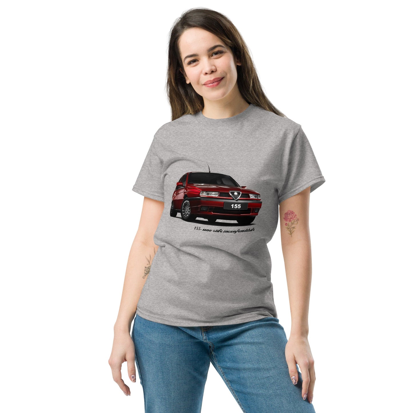 Maglietta Alfa Romeo 155 per veri tifosi – Stile sportivo e passione automobilistica