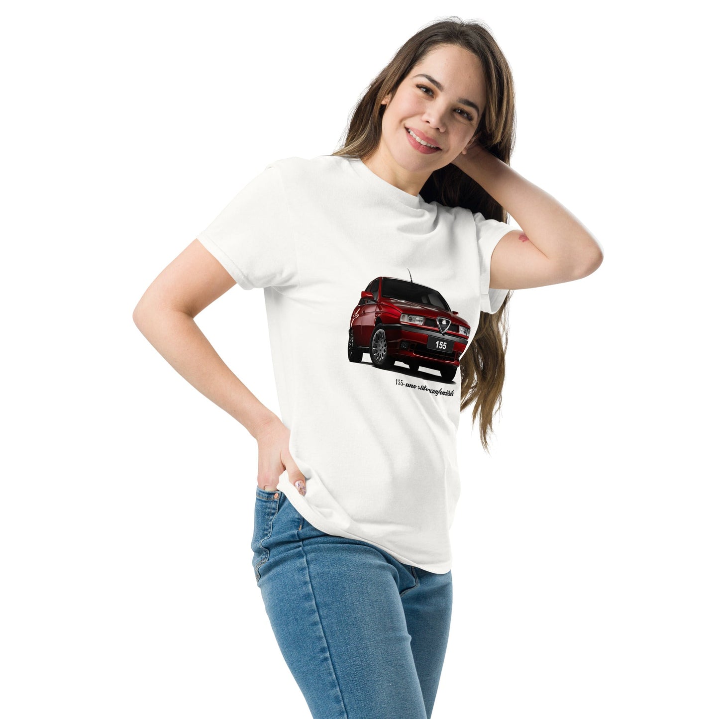 Maglietta Alfa Romeo 155 per veri tifosi – Stile sportivo e passione automobilistica