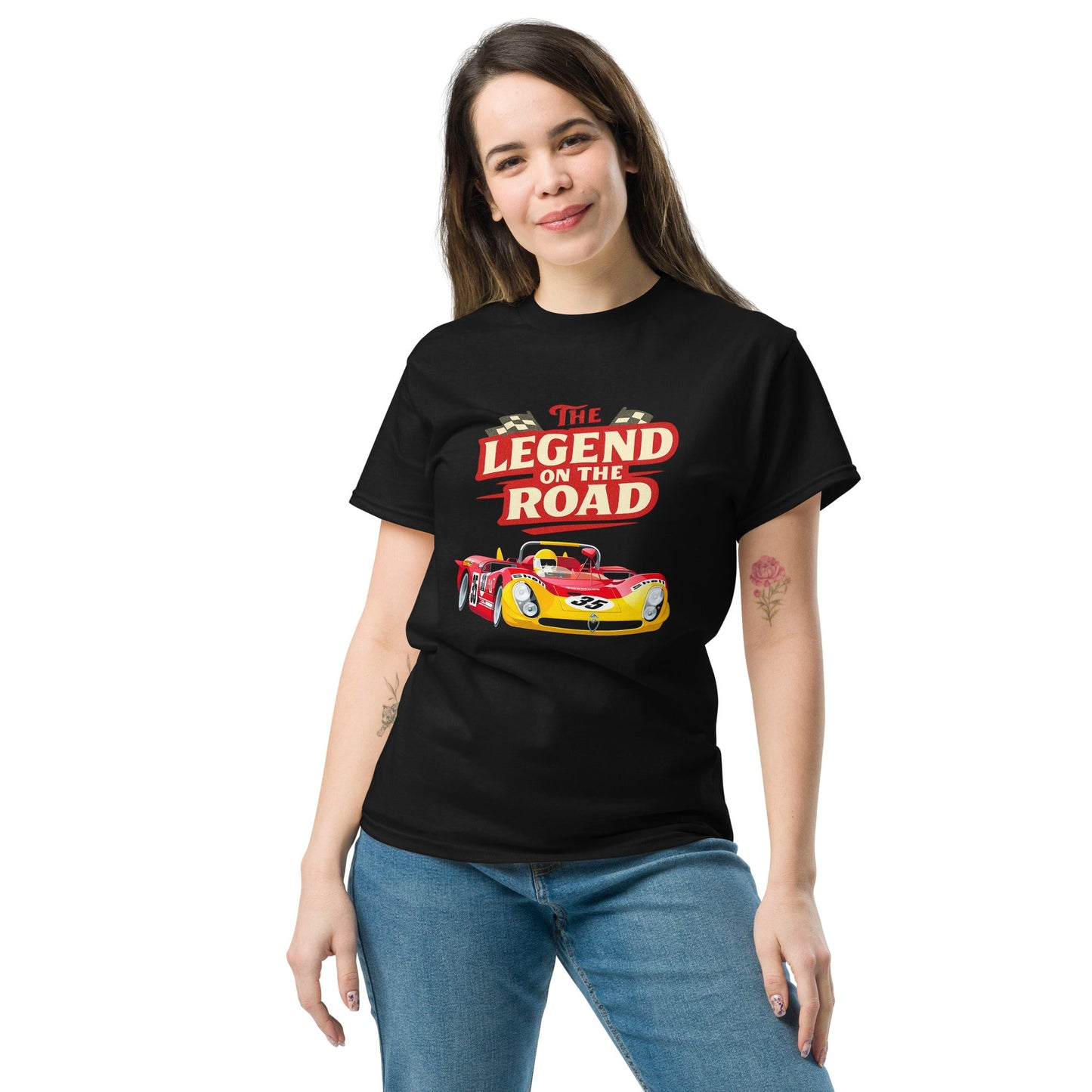 Maglietta Alfa Romeo Tipo 33/3 Stradale T shirt celebrativa per veri appassionati