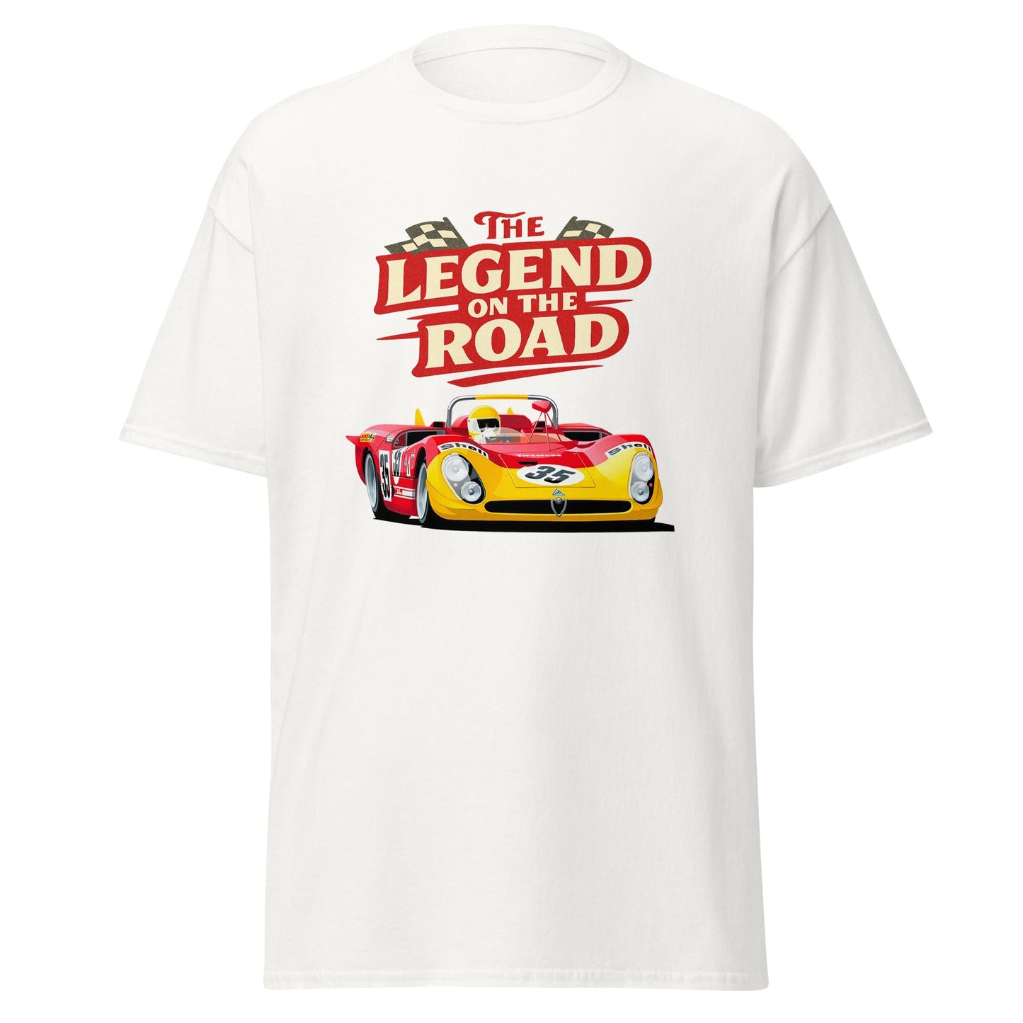 Maglietta Alfa Romeo Tipo 33/3 Stradale T shirt celebrativa per veri appassionati