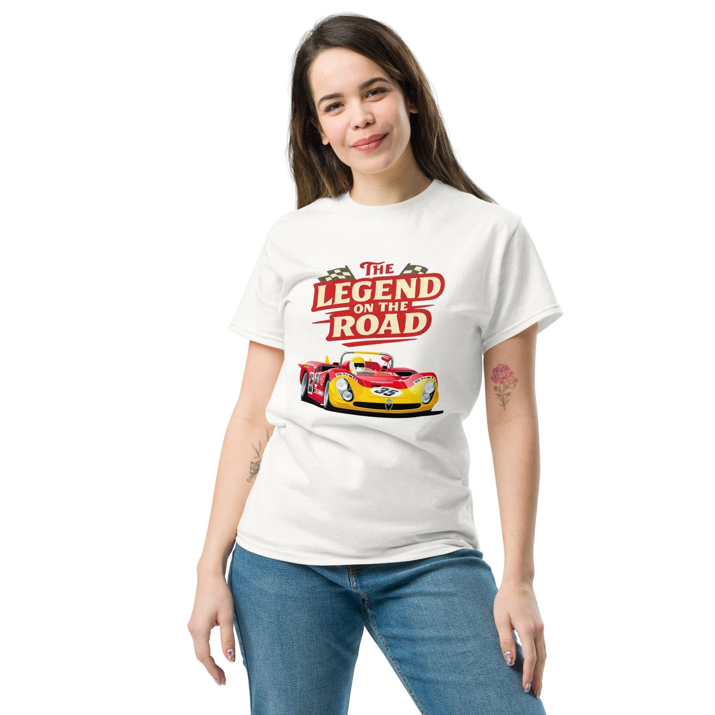 Maglietta Alfa Romeo Tipo 33/3 Stradale T shirt celebrativa per veri appassionati