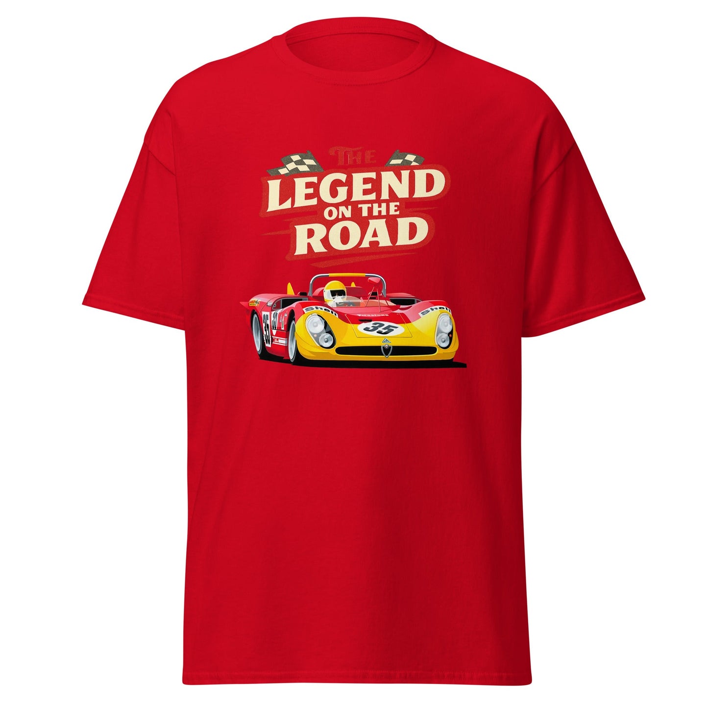Maglietta Alfa Romeo Tipo 33/3 Stradale T shirt celebrativa per veri appassionati
