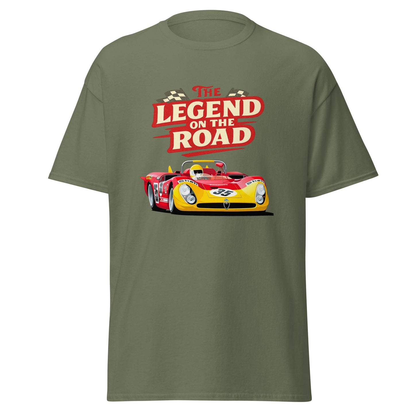 Maglietta Alfa Romeo Tipo 33/3 Stradale T shirt celebrativa per veri appassionati