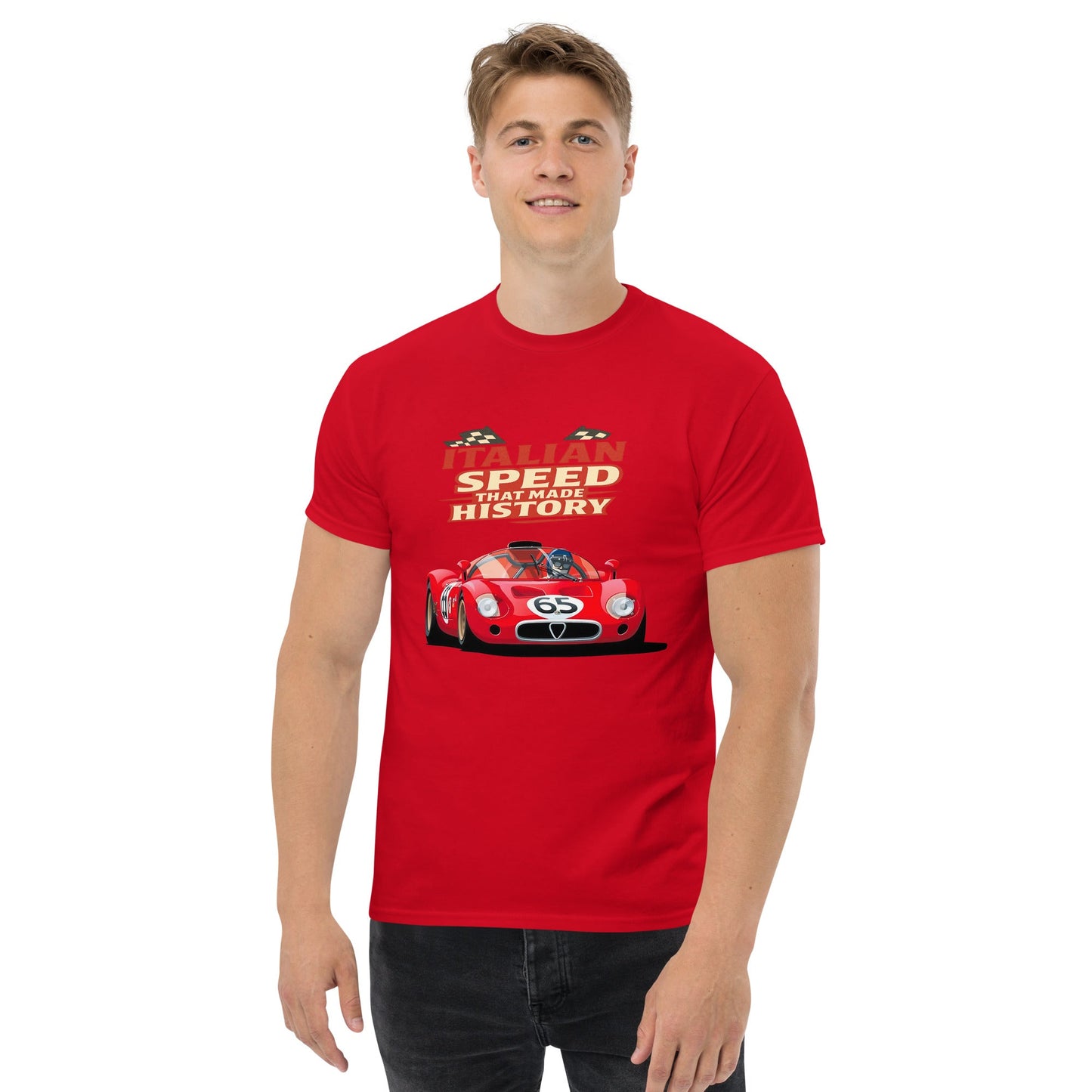 Maglietta Alfa Romeo Tipo 33 Stradale | T shirt Italian Speed Iconica