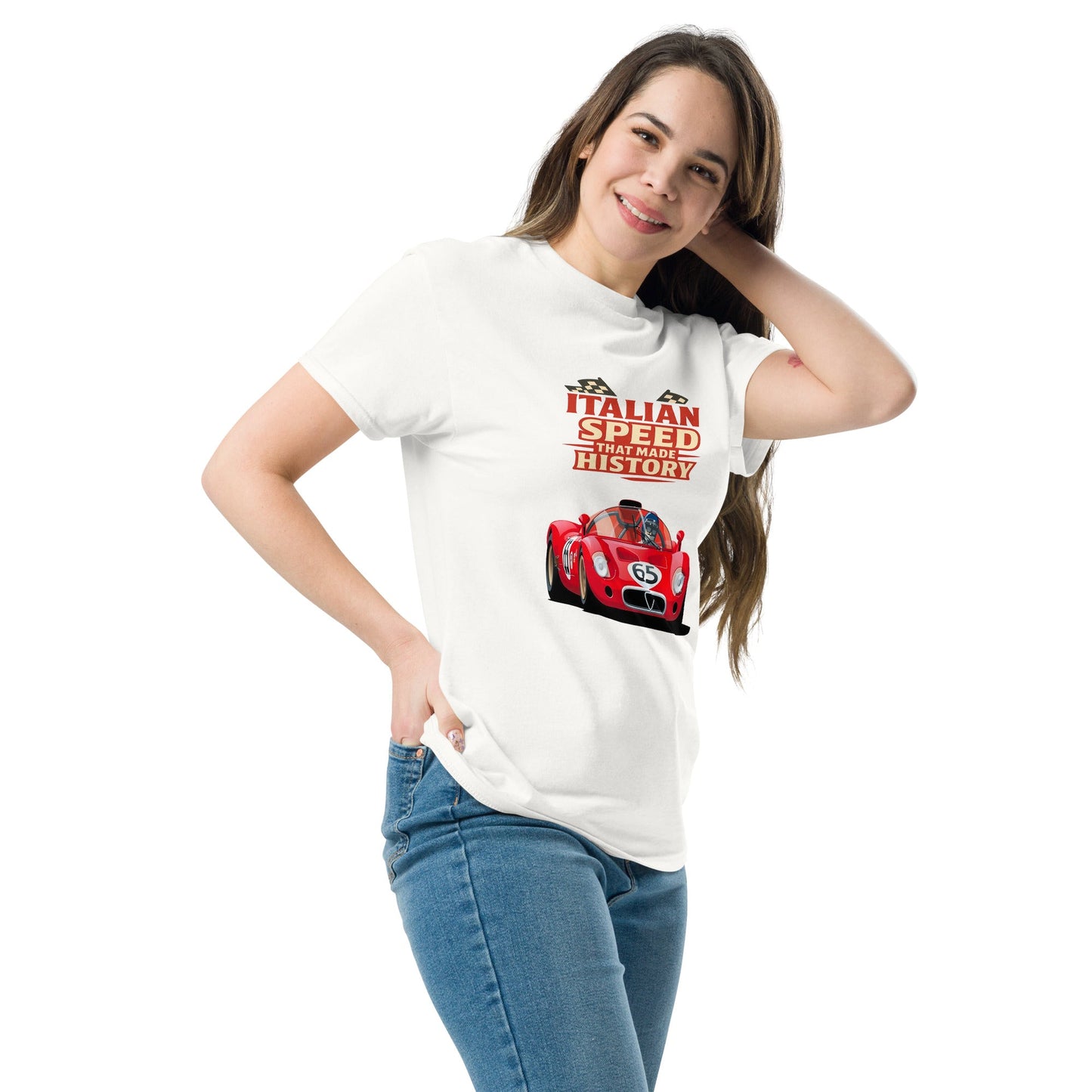 Maglietta Alfa Romeo Tipo 33 Stradale | T shirt Italian Speed Iconica