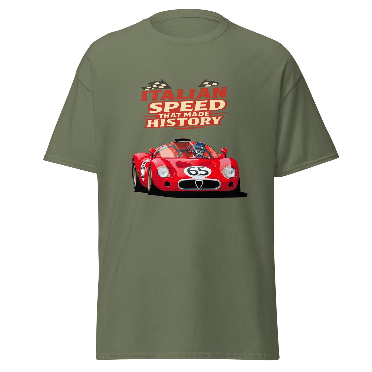 Maglietta Alfa Romeo Tipo 33 Stradale | T shirt Italian Speed Iconica