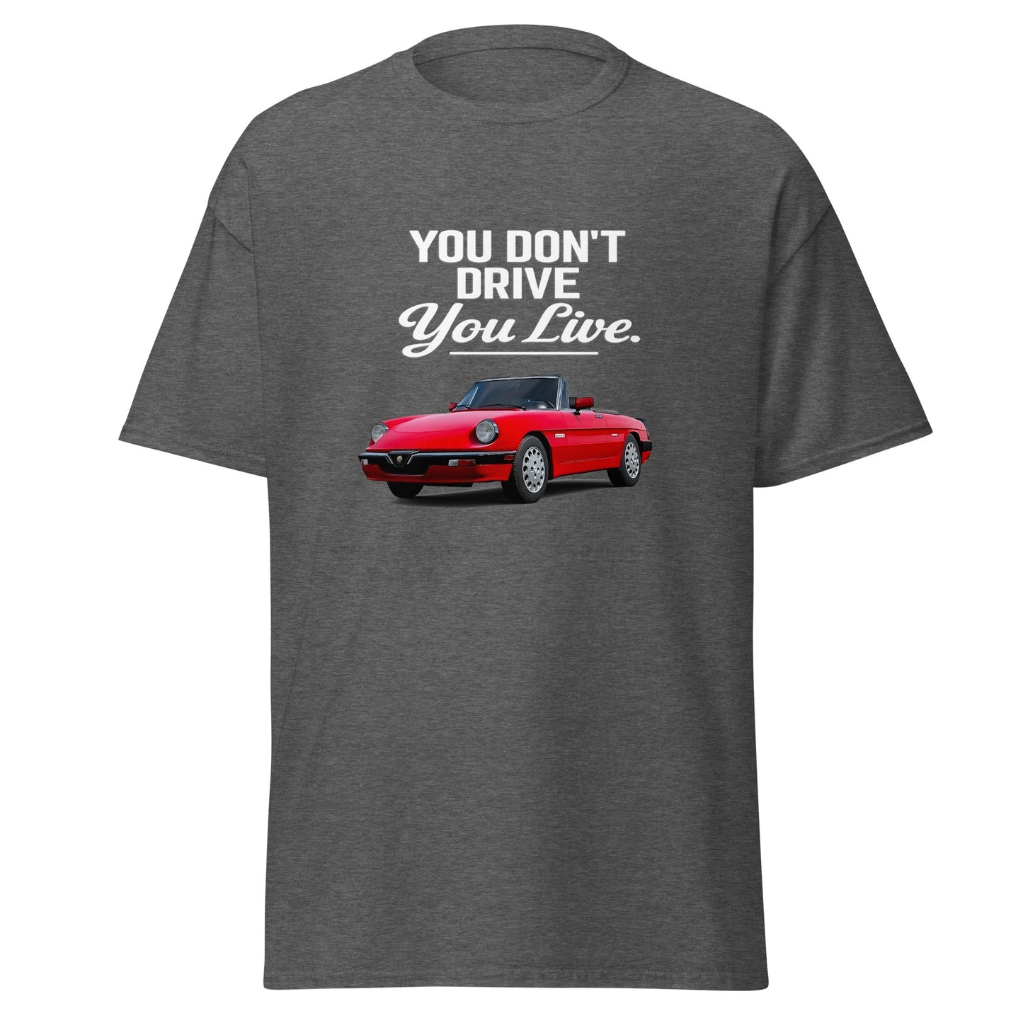 Maglietta Duetto Alfa Romeo T shirt Stile Spider per Appassionati