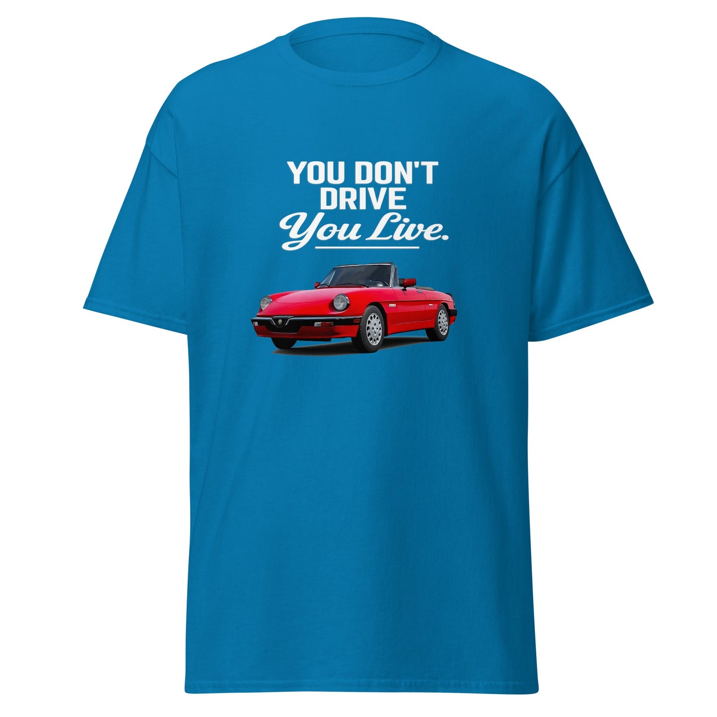 Maglietta Duetto Alfa Romeo T shirt Stile Spider per Appassionati