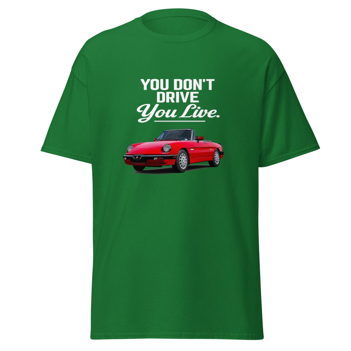 Maglietta Duetto Alfa Romeo T shirt Stile Spider per Appassionati