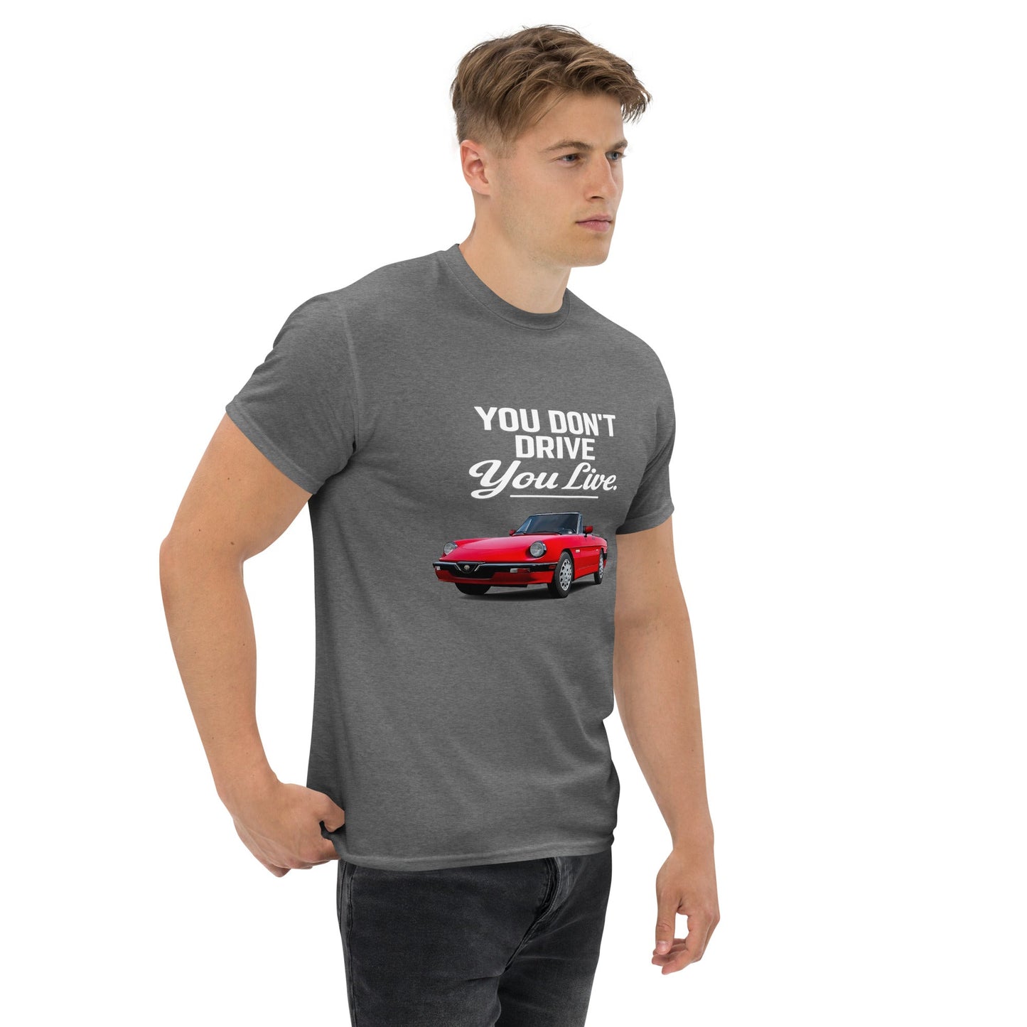 Maglietta Duetto Alfa Romeo T shirt Stile Spider per Appassionati