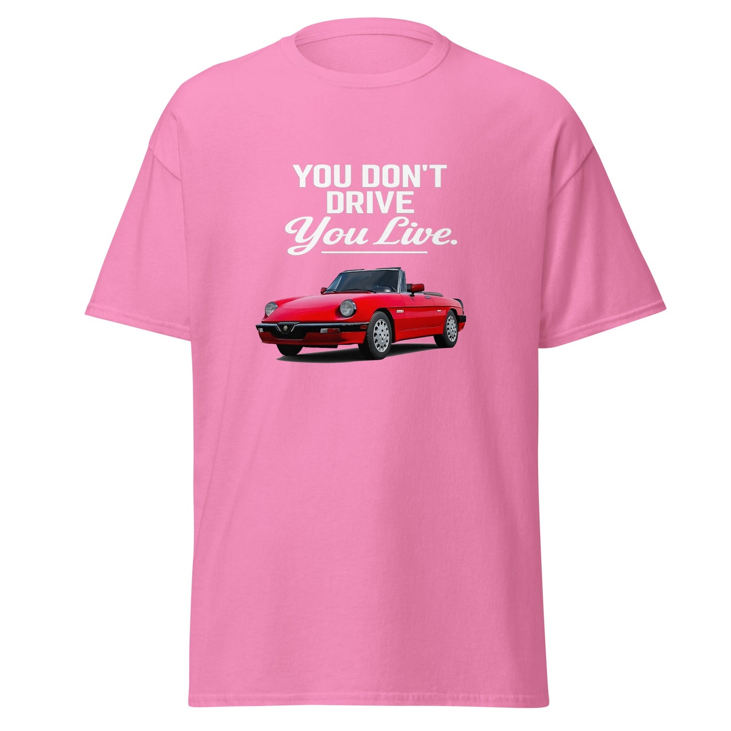 Maglietta Duetto Alfa Romeo T shirt Stile Spider per Appassionati