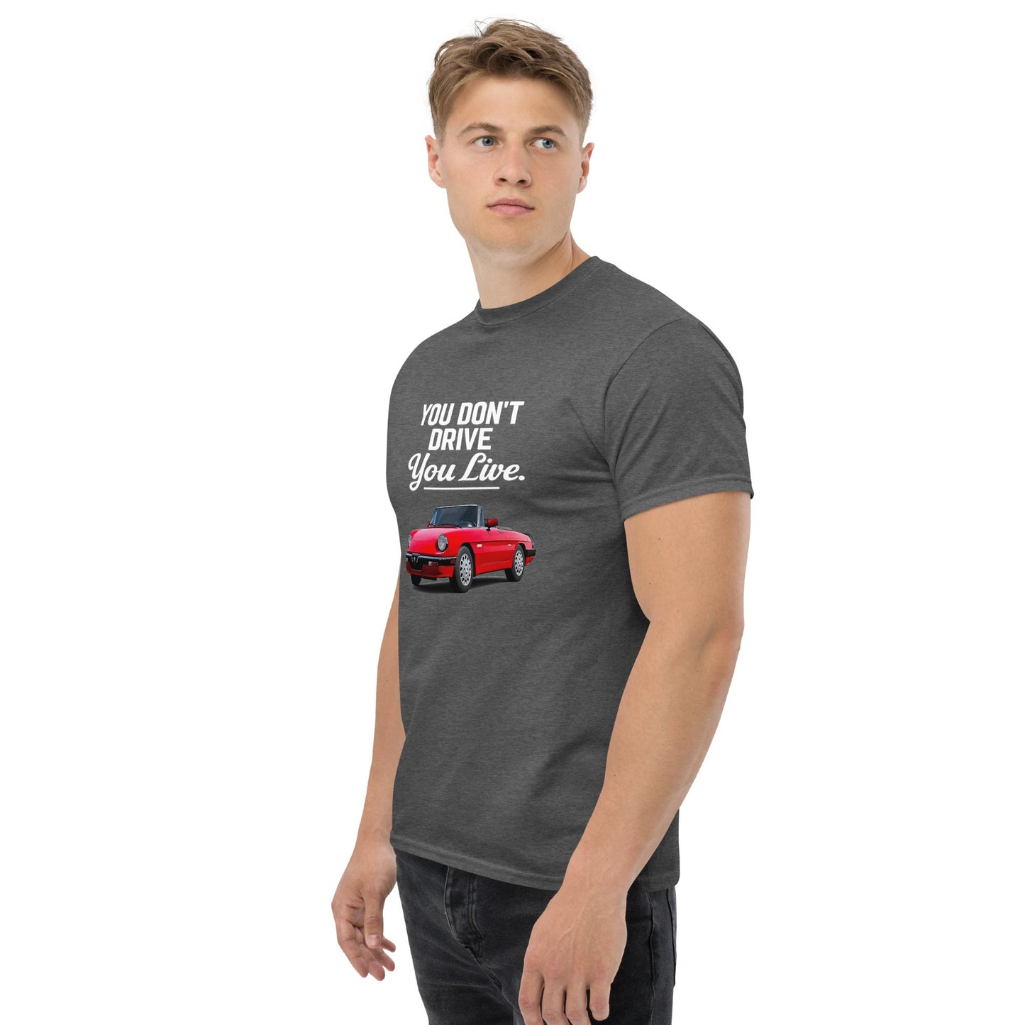 Maglietta Duetto Alfa Romeo T shirt Stile Spider per Appassionati