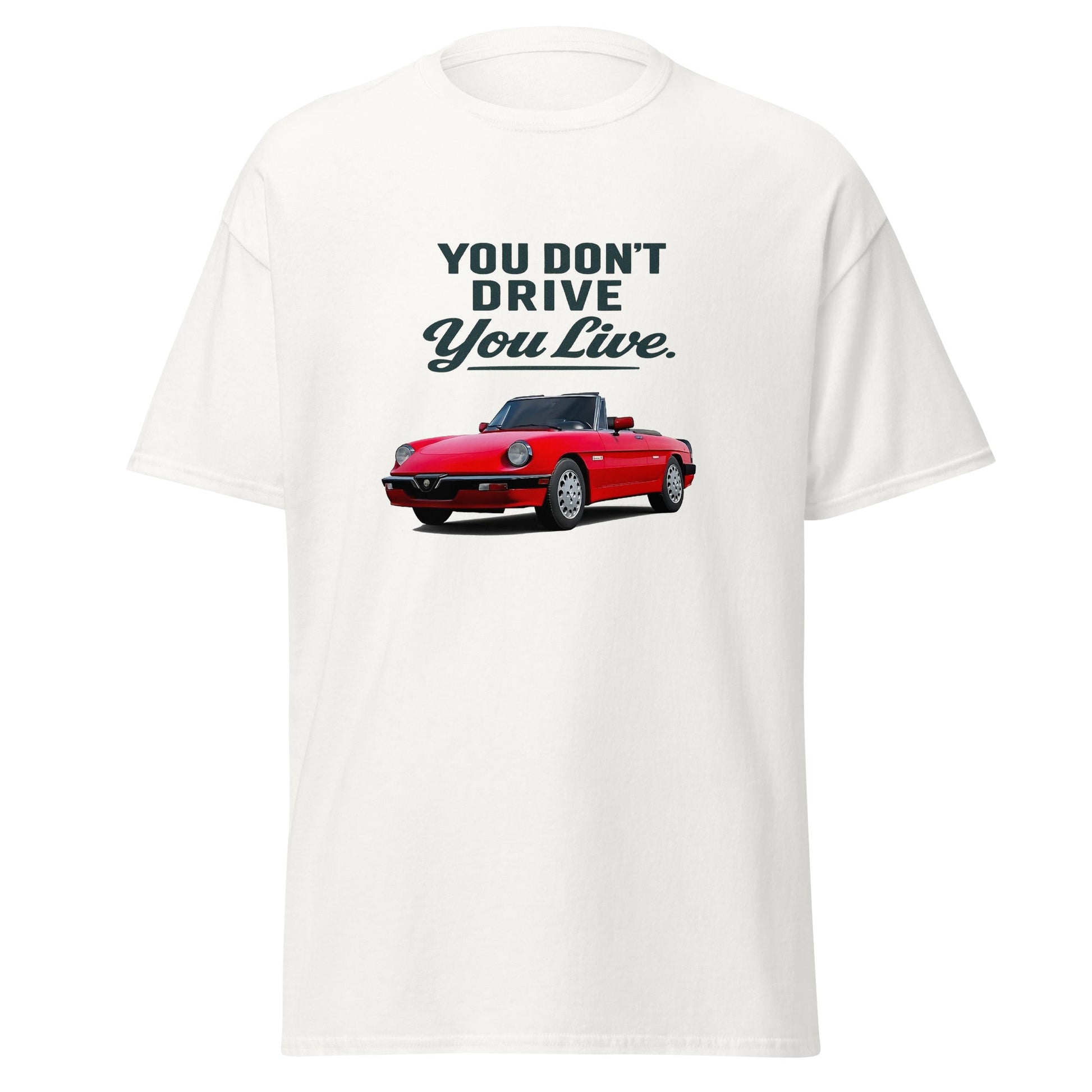 Maglietta Duetto Alfa Romeo T shirt Stile Spider per Appassionati