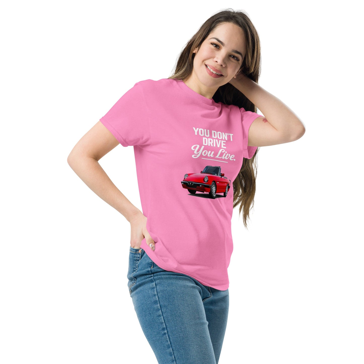 Maglietta Duetto Alfa Romeo T shirt Stile Spider per Appassionati