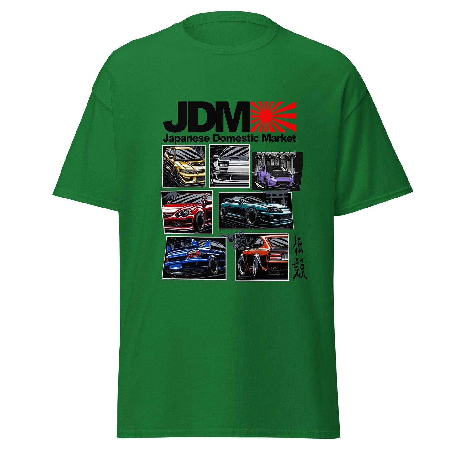 Maglietta JDM - T-shirt dedicata ai fan delle auto giapponesi iconiche