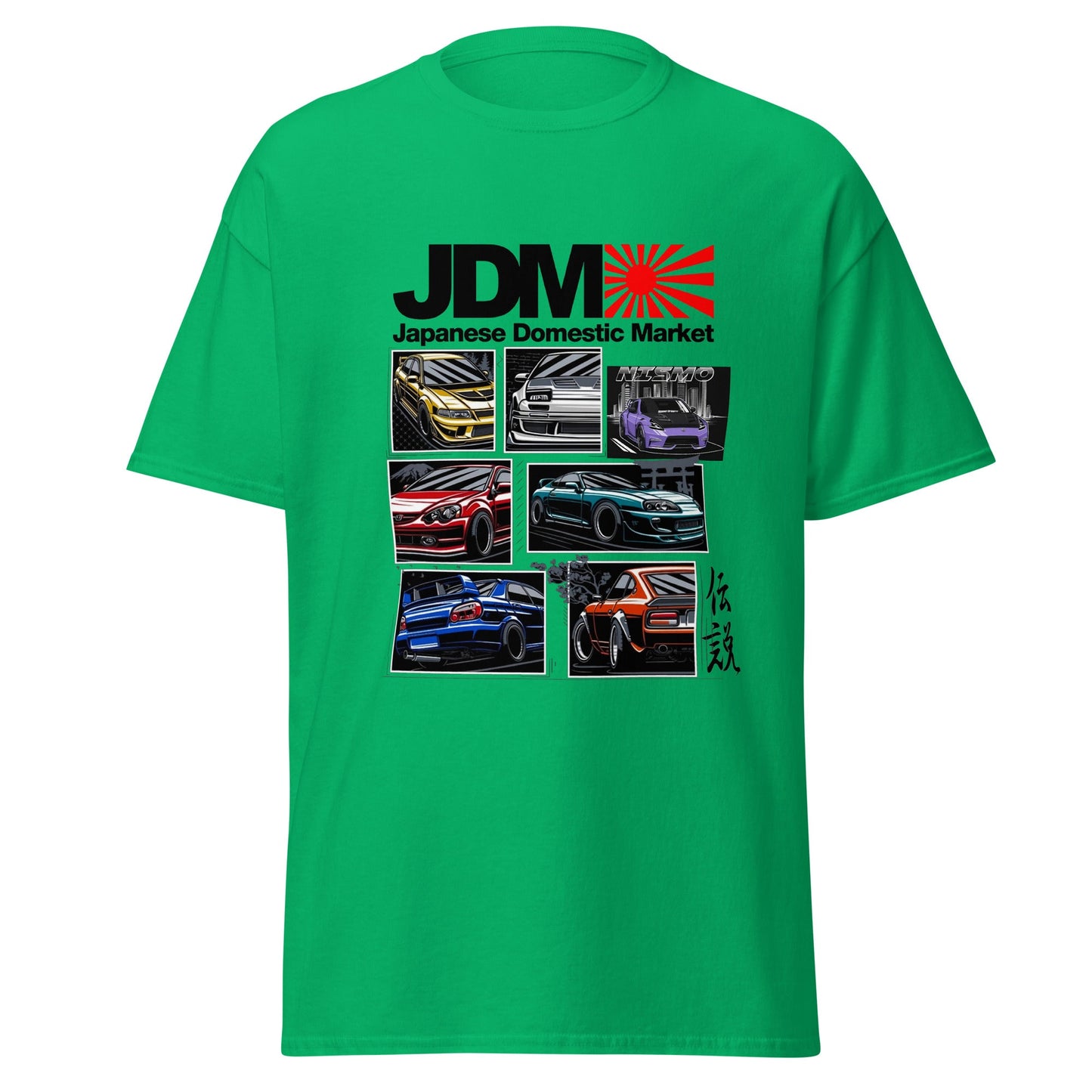 Maglietta JDM - T-shirt dedicata ai fan delle auto giapponesi iconiche
