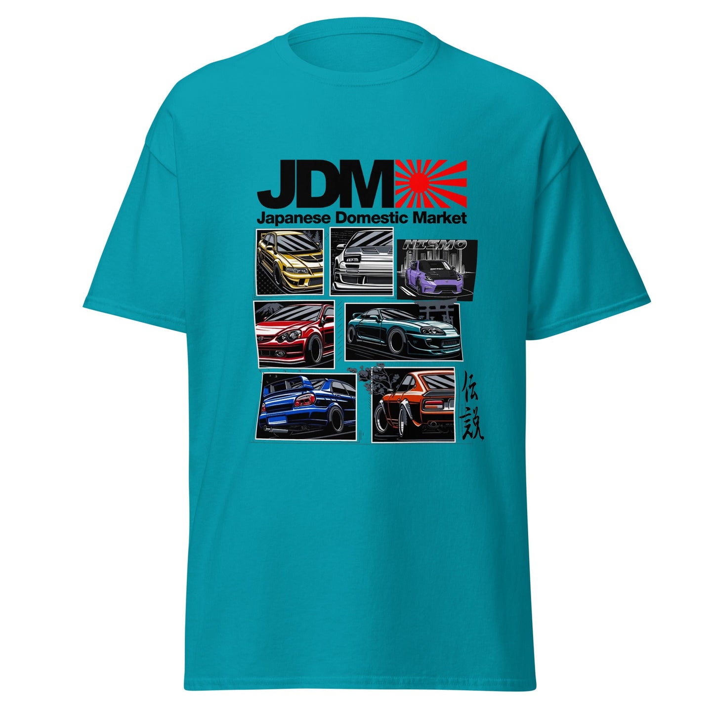 Maglietta JDM - T-shirt dedicata ai fan delle auto giapponesi iconiche
