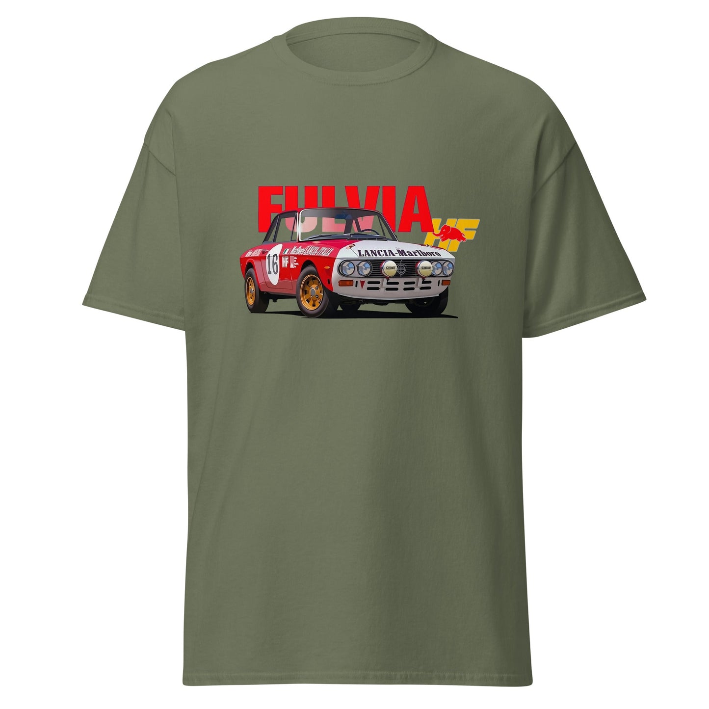 Maglietta Lancia Fulvia HF - T-shirt per veri appassionati di auto classiche