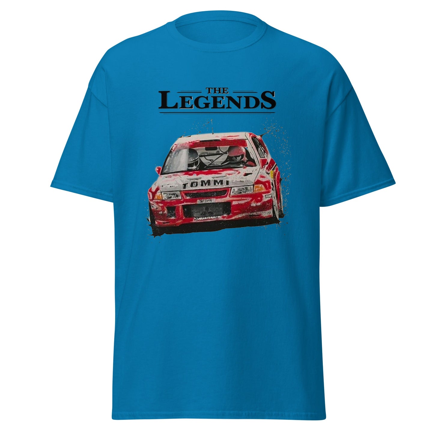 Maglietta Mitsubishi Evo Lancer Rally - T-shirt per Veri Fan delle Corse