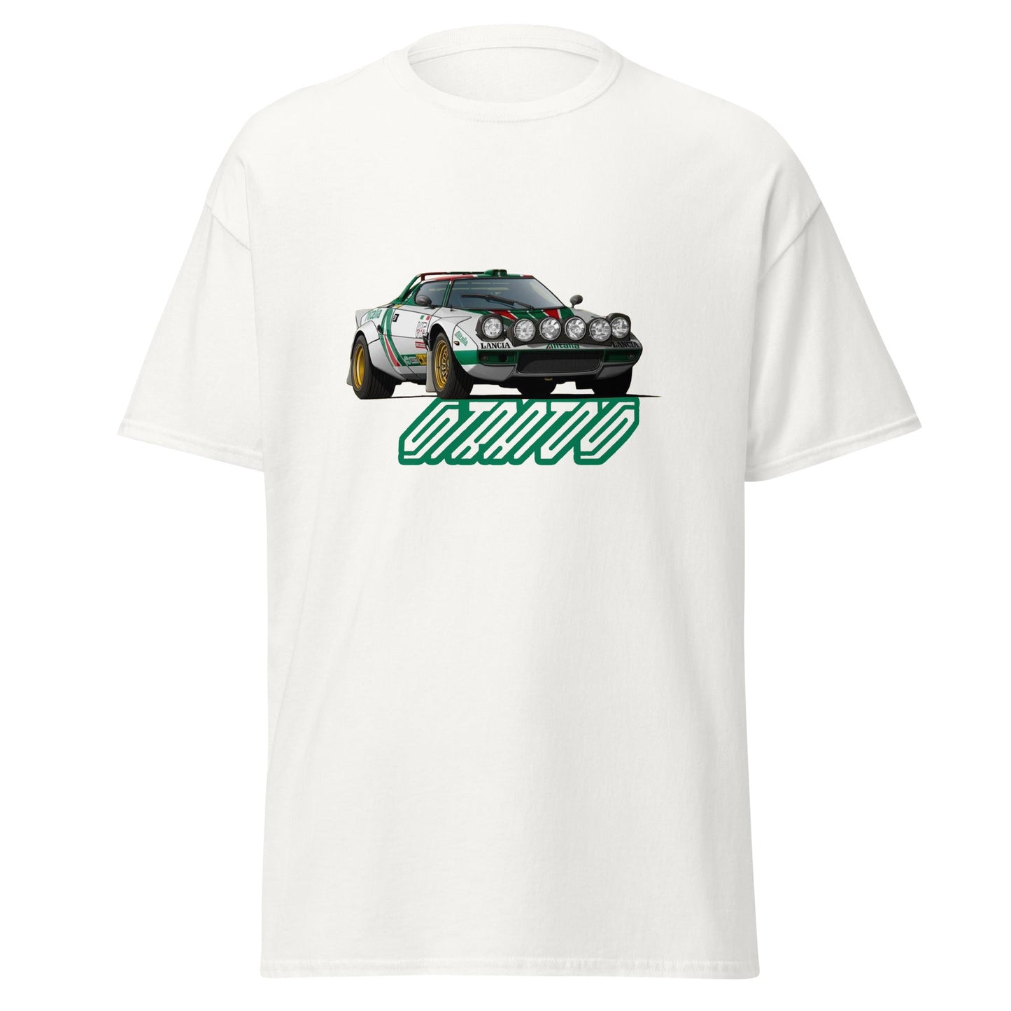 Maglietta per appassionati della Lancia Stratos HF – T-shirt vintage da collezione