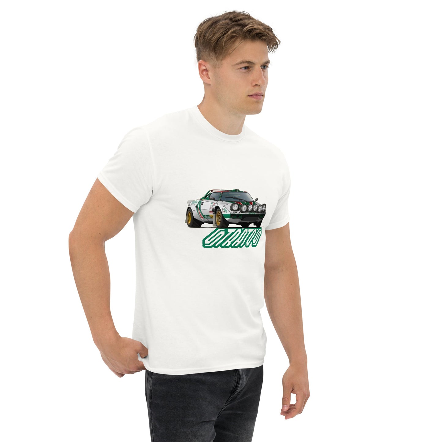 Maglietta per appassionati della Lancia Stratos HF – T-shirt vintage da collezione