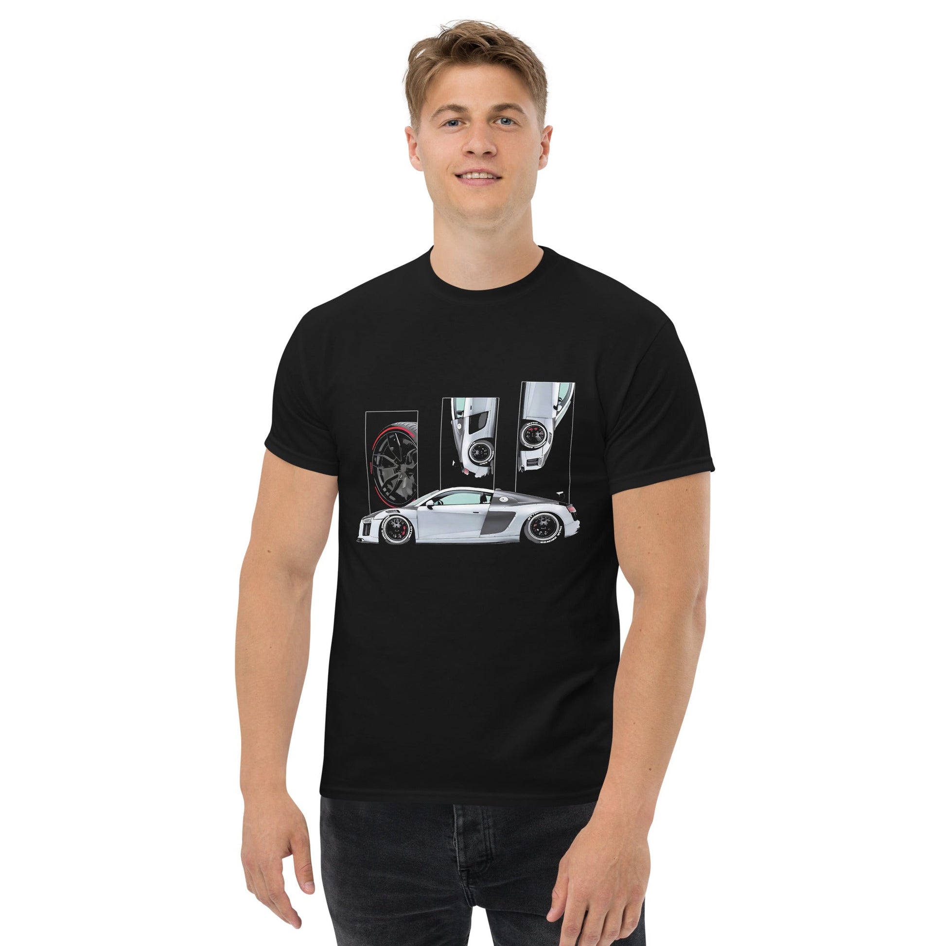 Maglietta R8 per veri fan – T-shirt sportiva dedicata agli amanti delle auto