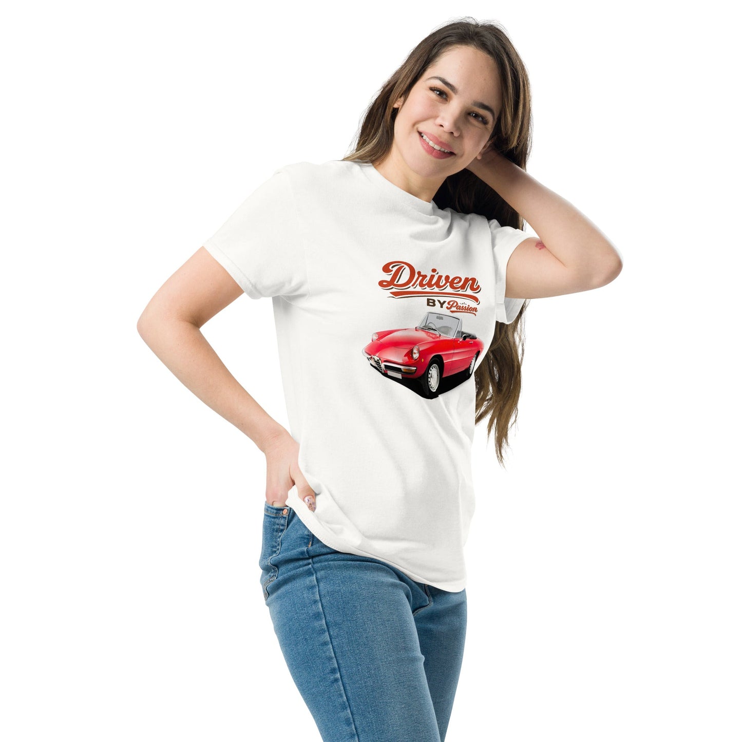 Maglietta Spider Duetto Alfa Romeo T shirt Stile Italiano
