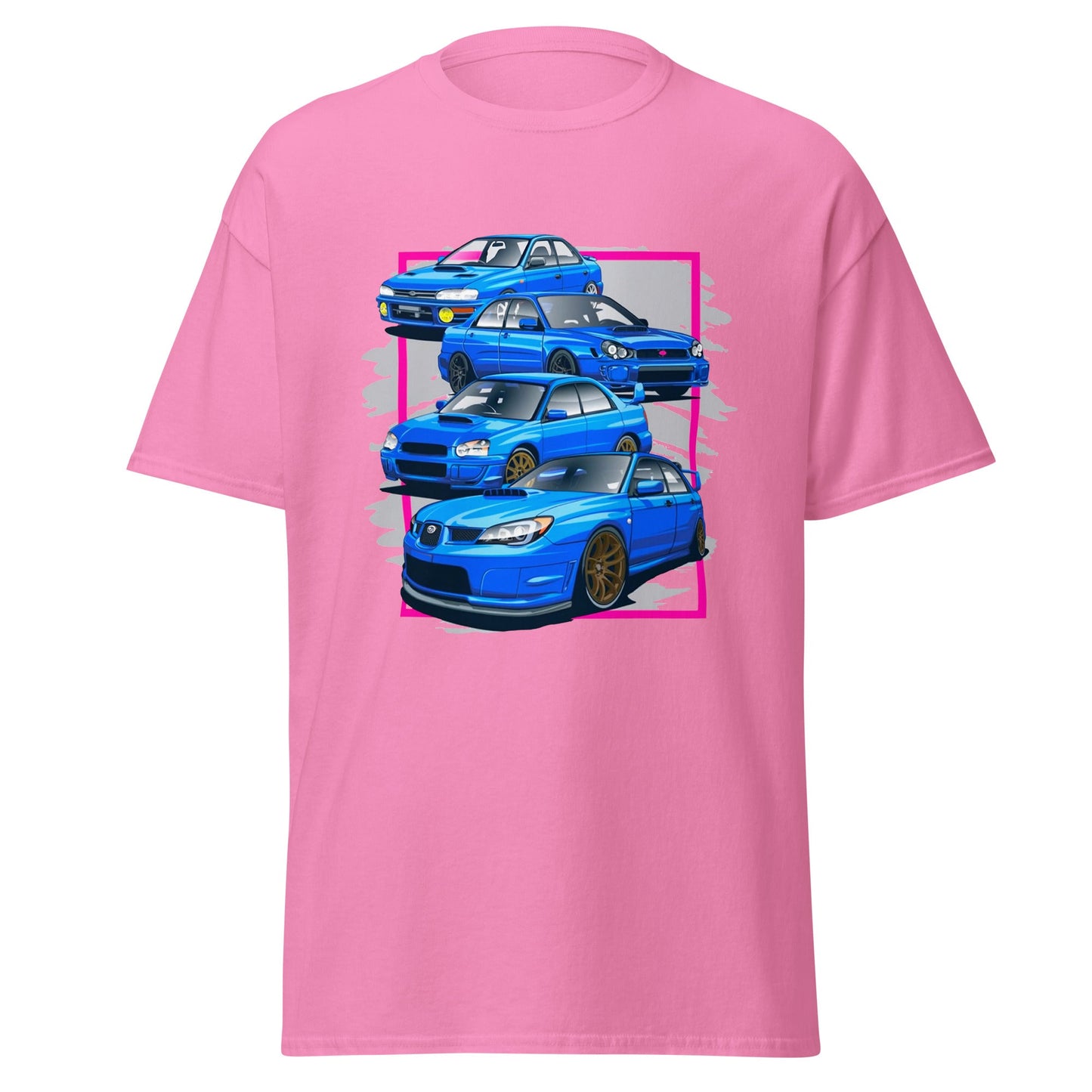 Maglietta Subaru Impreza WRX STI - T-shirt per veri fan dell’evoluzione dei modelli