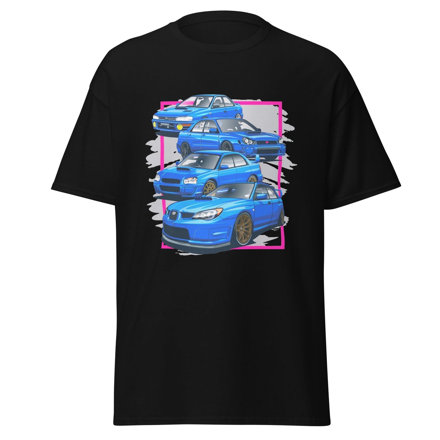 Maglietta Subaru Impreza WRX STI - T-shirt per veri fan dell’evoluzione dei modelli
