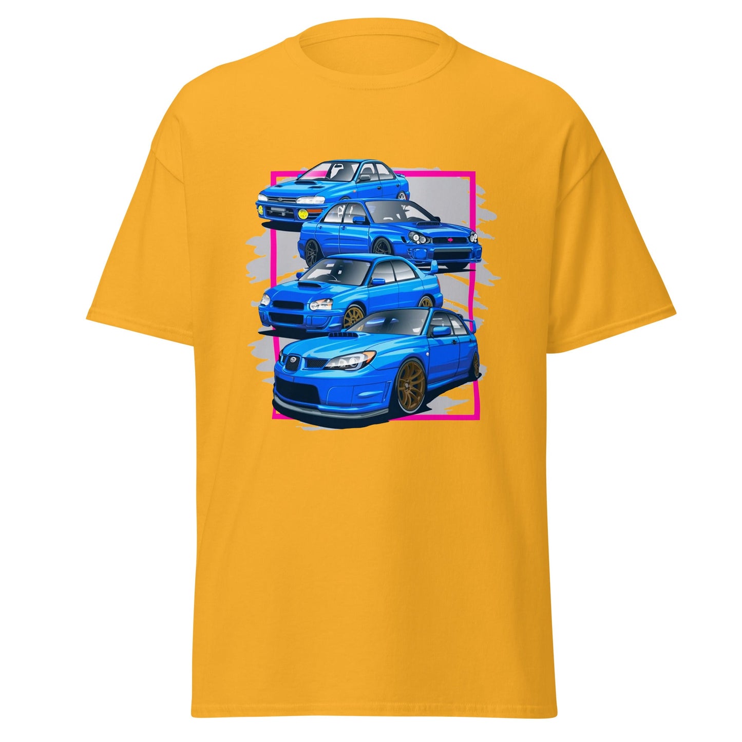 Maglietta Subaru Impreza WRX STI - T-shirt per veri fan dell’evoluzione dei modelli