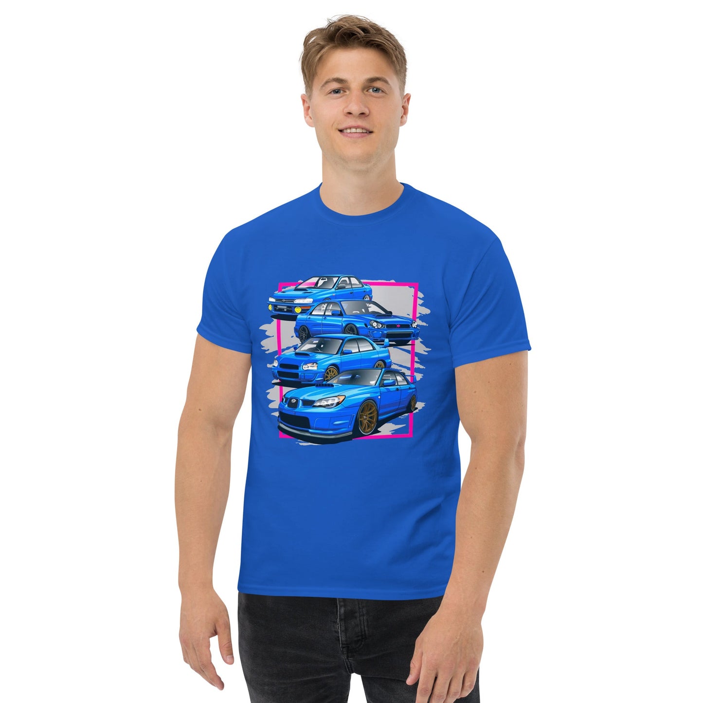 Maglietta Subaru Impreza WRX STI - T-shirt per veri fan dell’evoluzione dei modelli