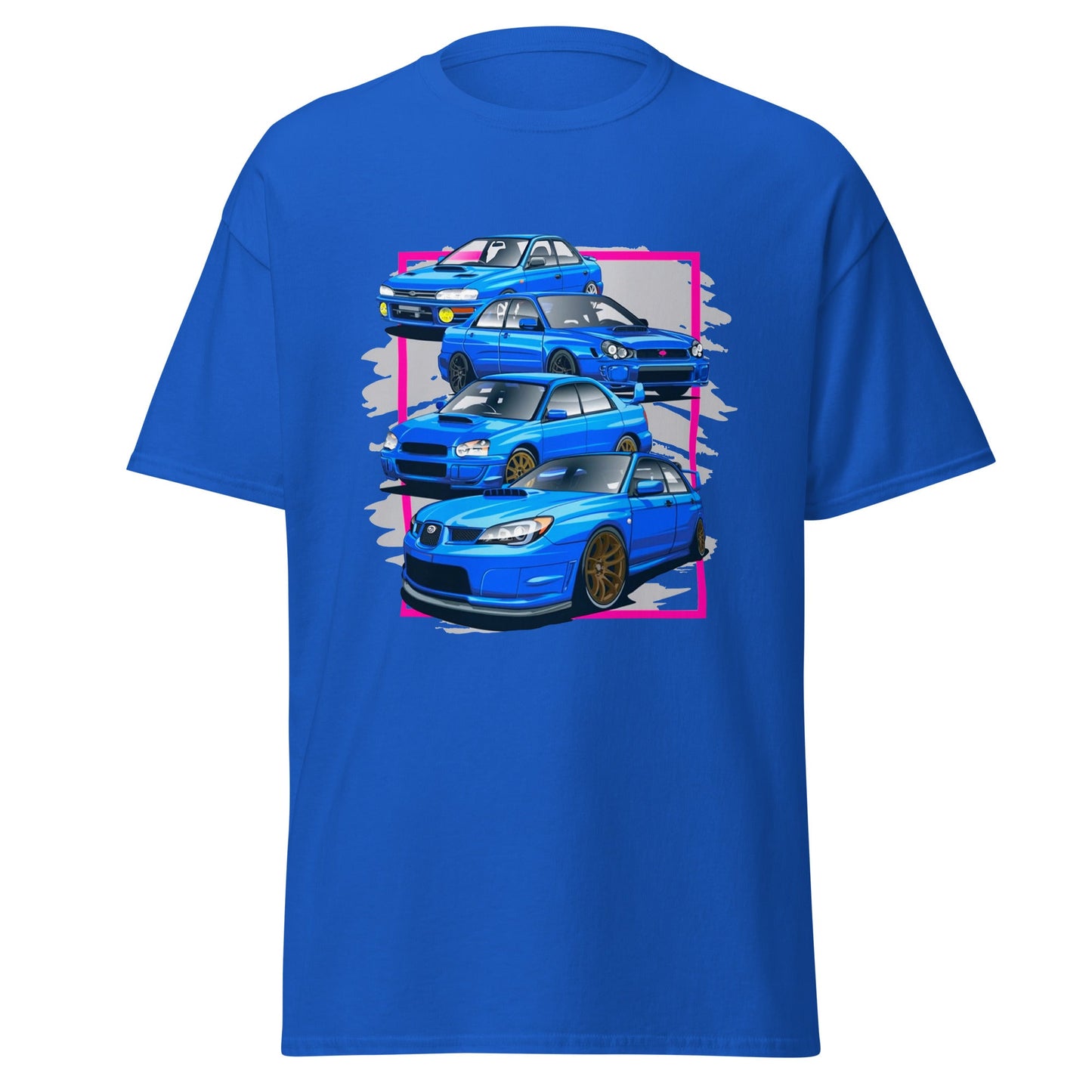 Maglietta Subaru Impreza WRX STI - T-shirt per veri fan dell’evoluzione dei modelli