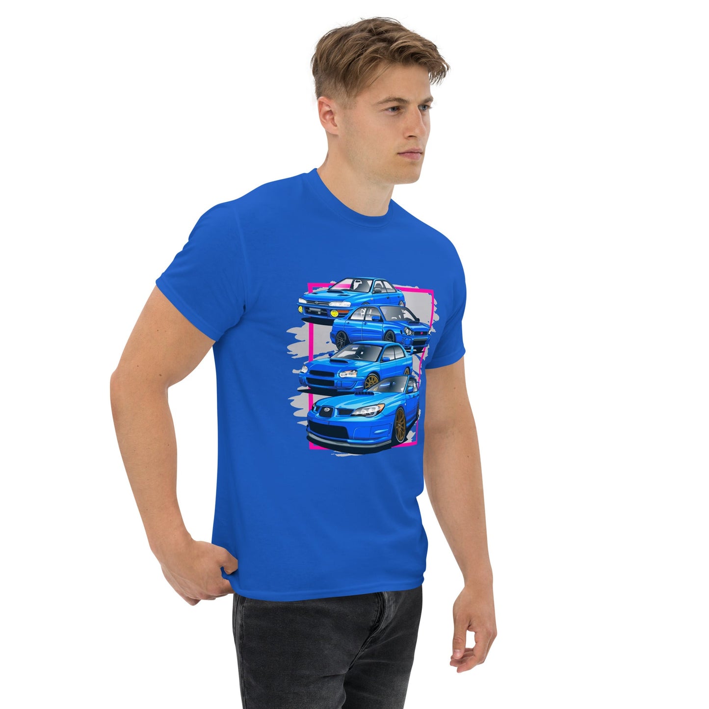 Maglietta Subaru Impreza WRX STI - T-shirt per veri fan dell’evoluzione dei modelli
