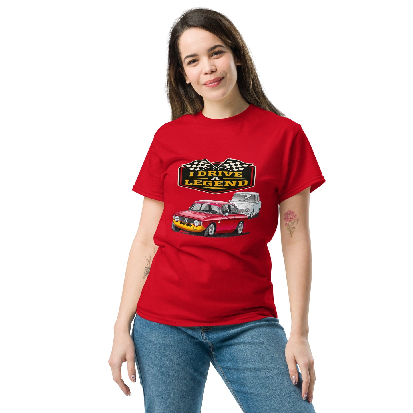Maglietta T Shirt Alfa GT Junior Stile e Passione Automobilistica