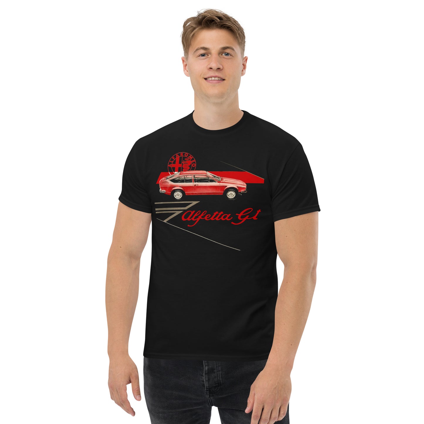 T-shirt Alfa Romeo Alfetta Gt vintage car - S - maglietta