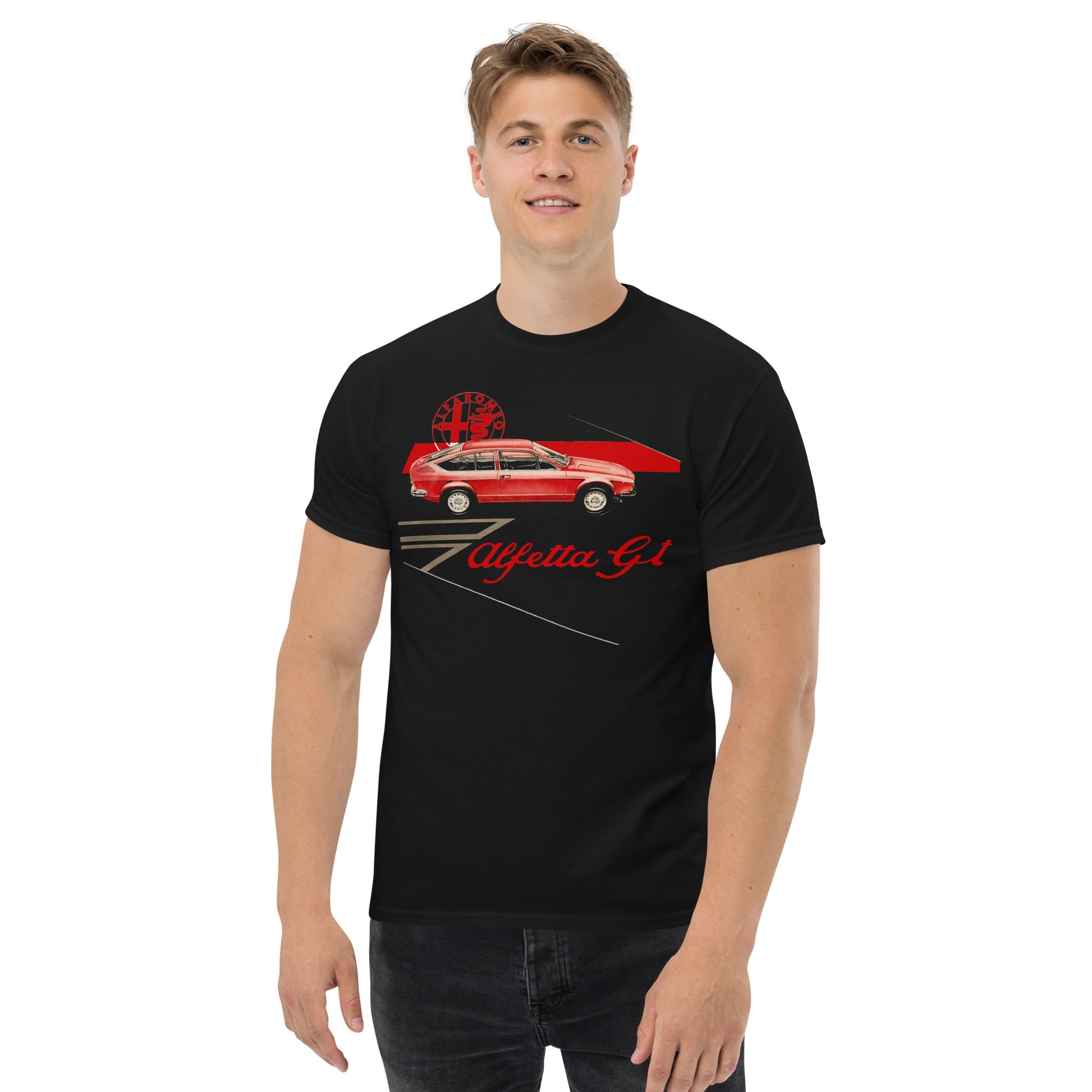 T-shirt Alfa Romeo Alfetta Gt vintage car - S - maglietta