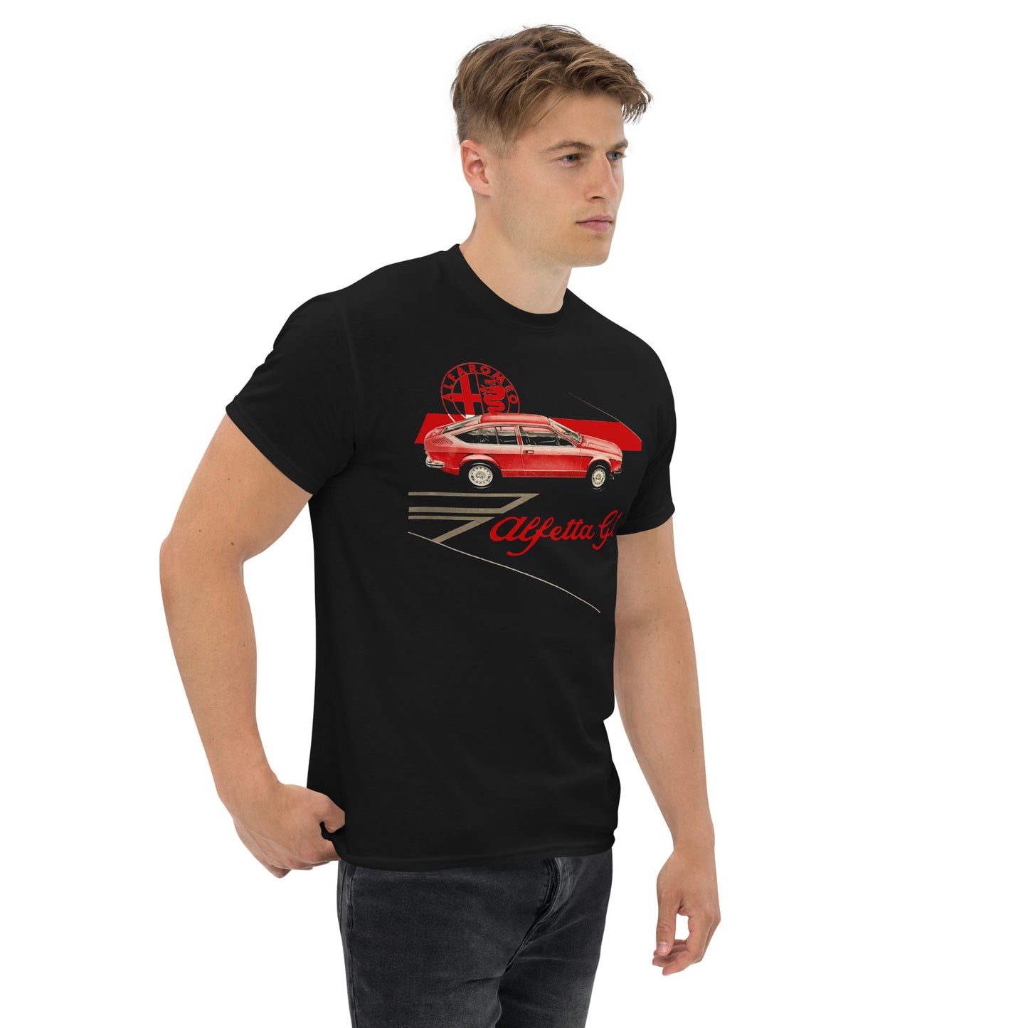 T-shirt Alfa Romeo Alfetta Gt vintage car - maglietta