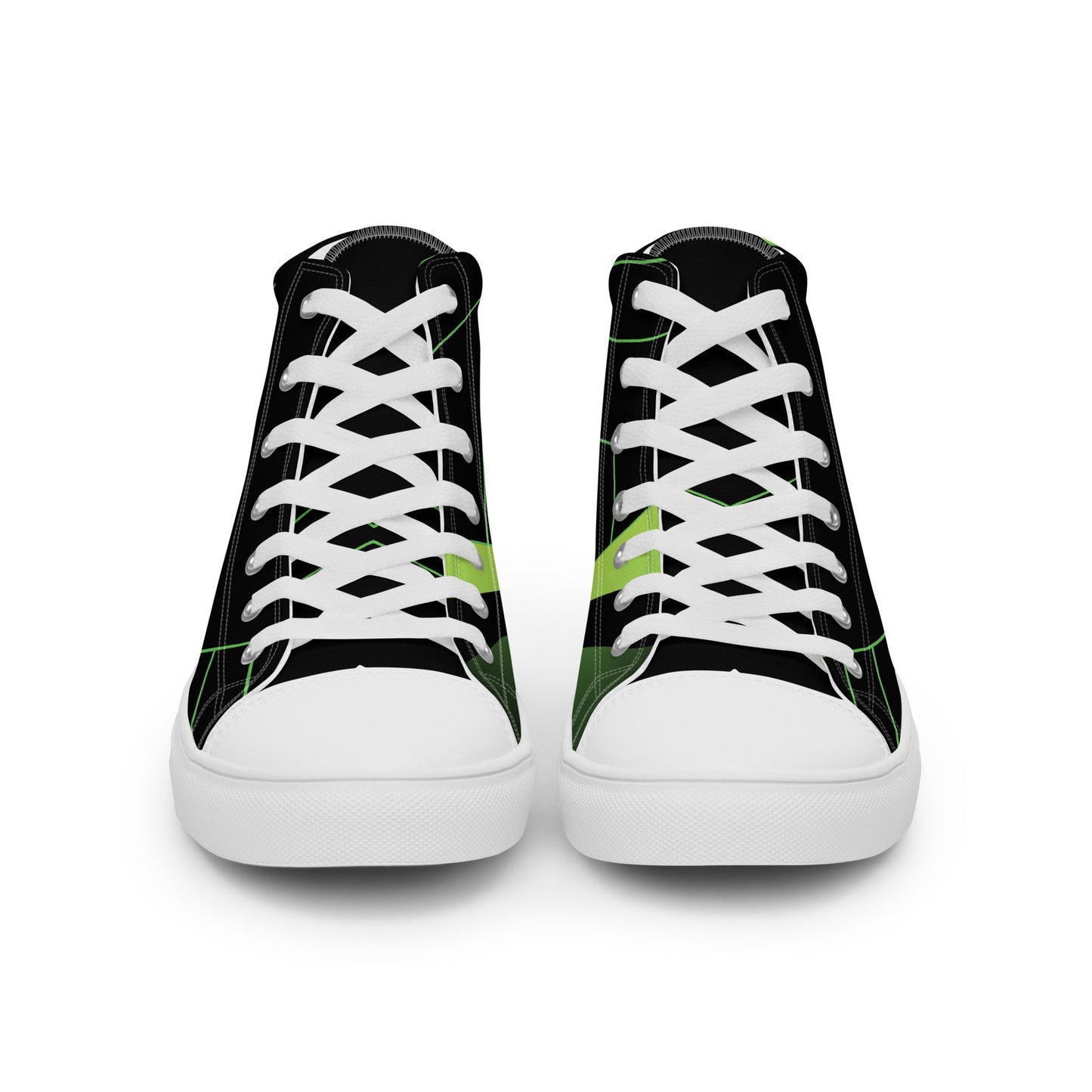 Scarpe Sneakers Alte in Tela Nero ’Alfista’ – Stile e Passione