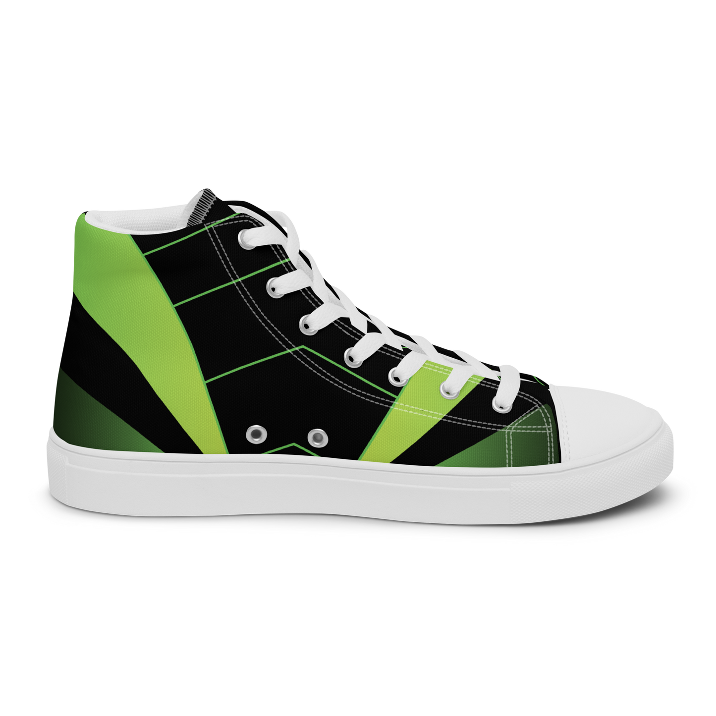 Scarpe Sneakers Alte in Tela Nero ’Alfista’ – Stile e Passione