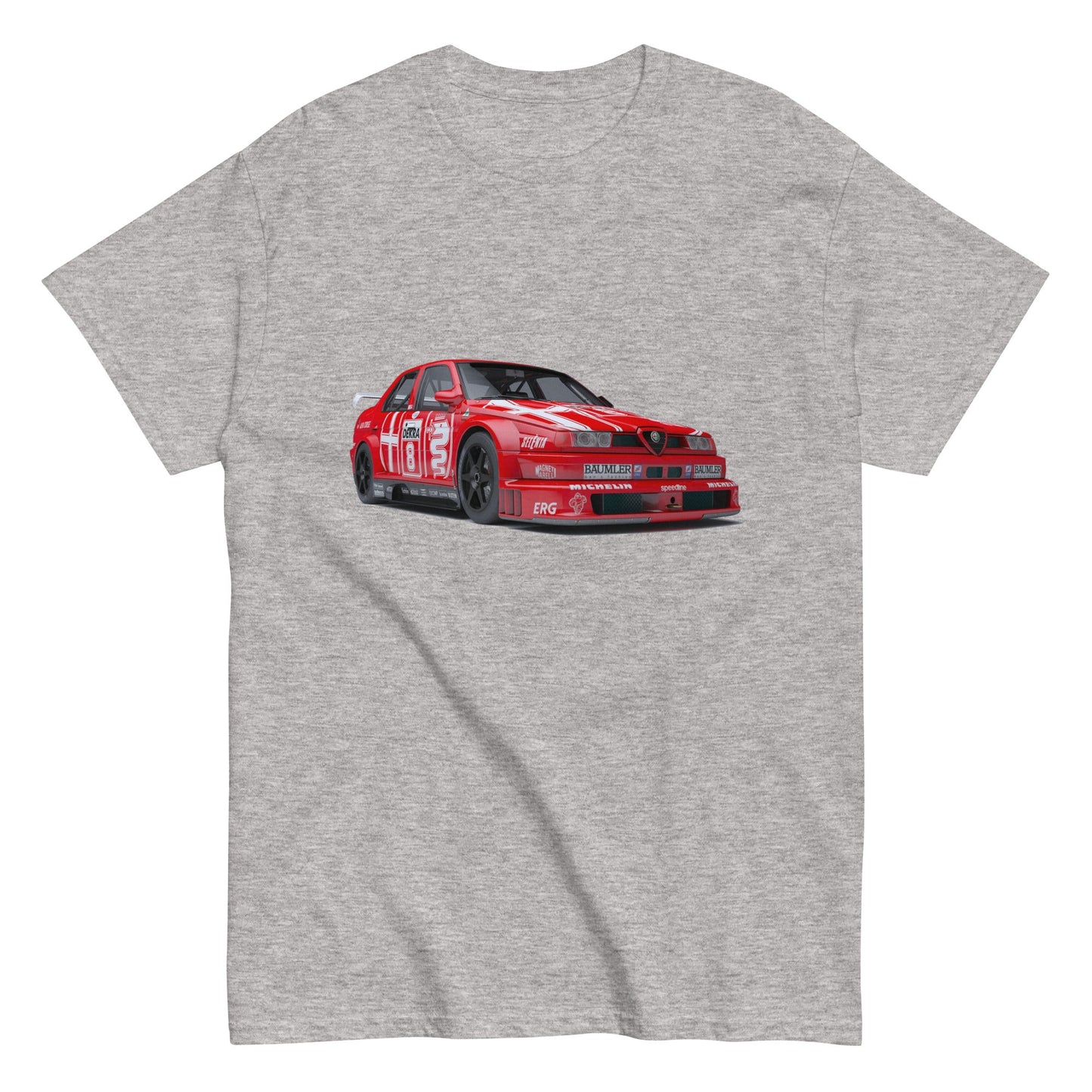 T-shirt Alfa Romeo 155 v6 dtm - Grigio sportivo / S - maglietta