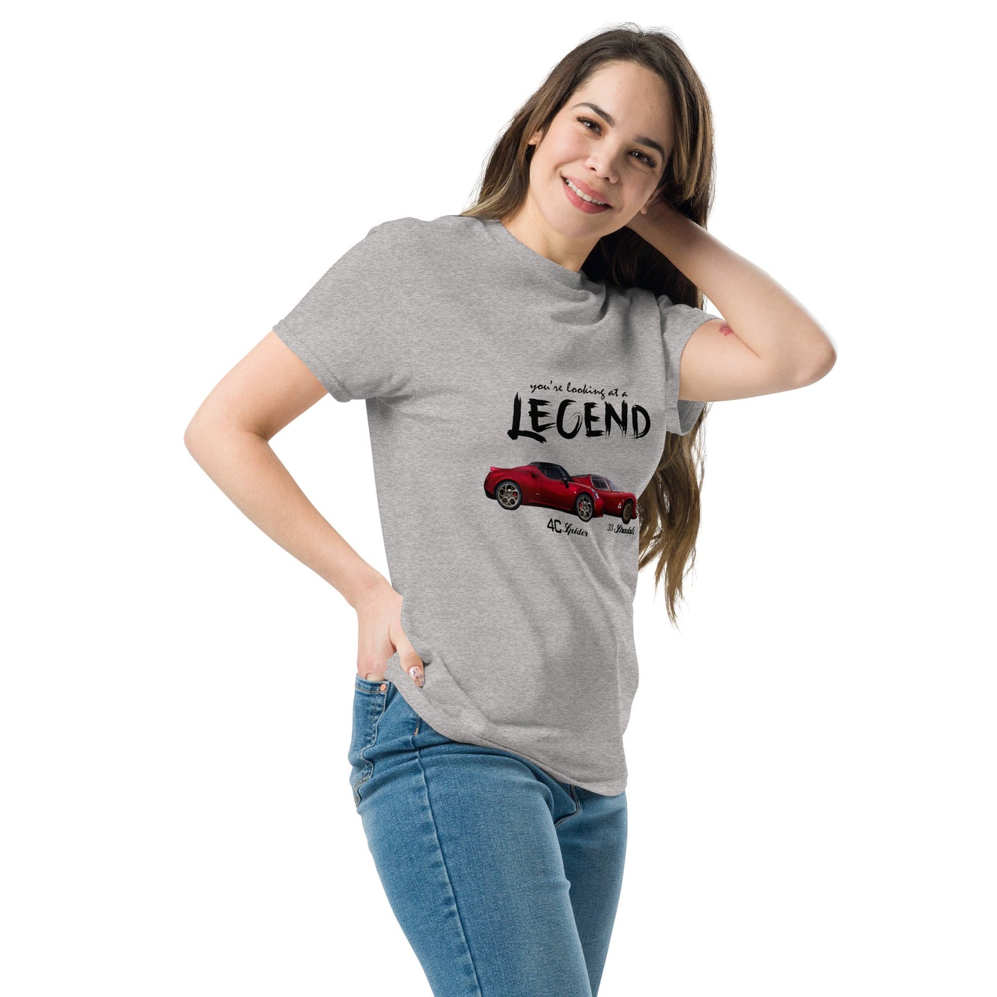 T-shirt Alfa Romeo 4c spider tributo Alfa 33 stradale